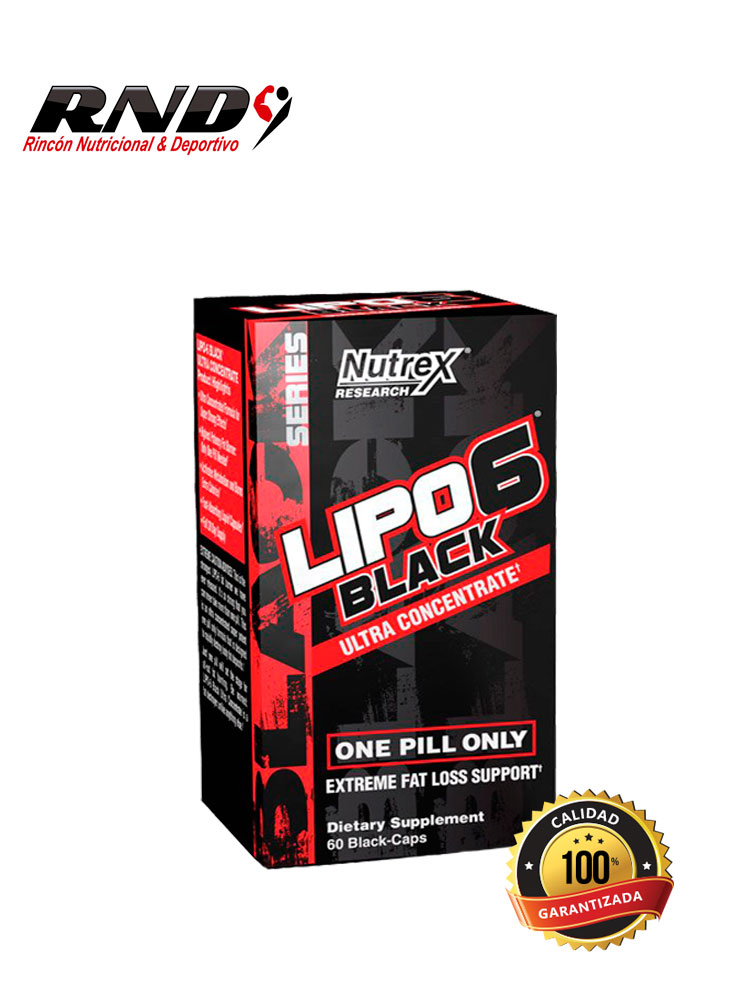 LIPO 6 BLACK UC AMERICANO (60 SERV)