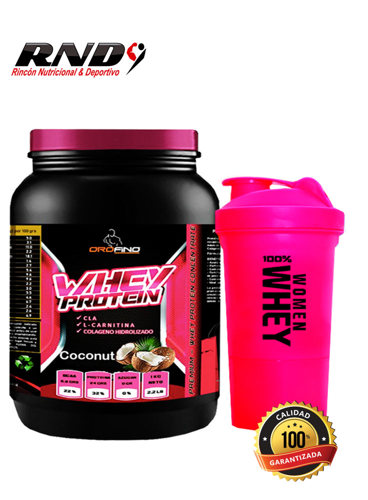 WHEY PROTEIN + SHAKER (30 SERV) RND