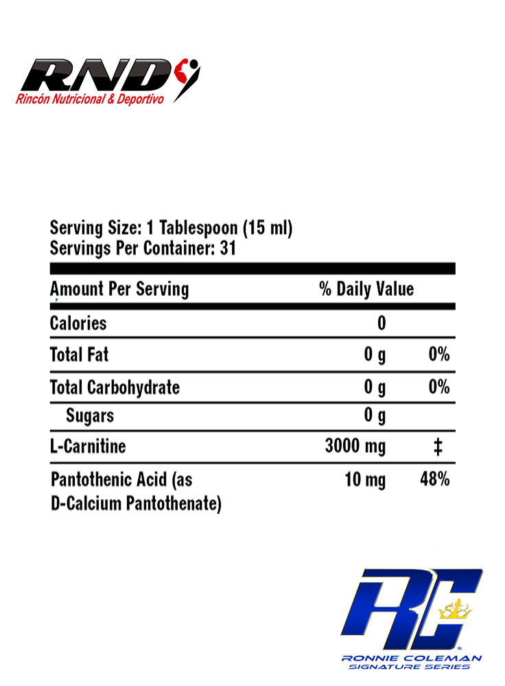 L CARNITINE XS 3000 (31 SERV)