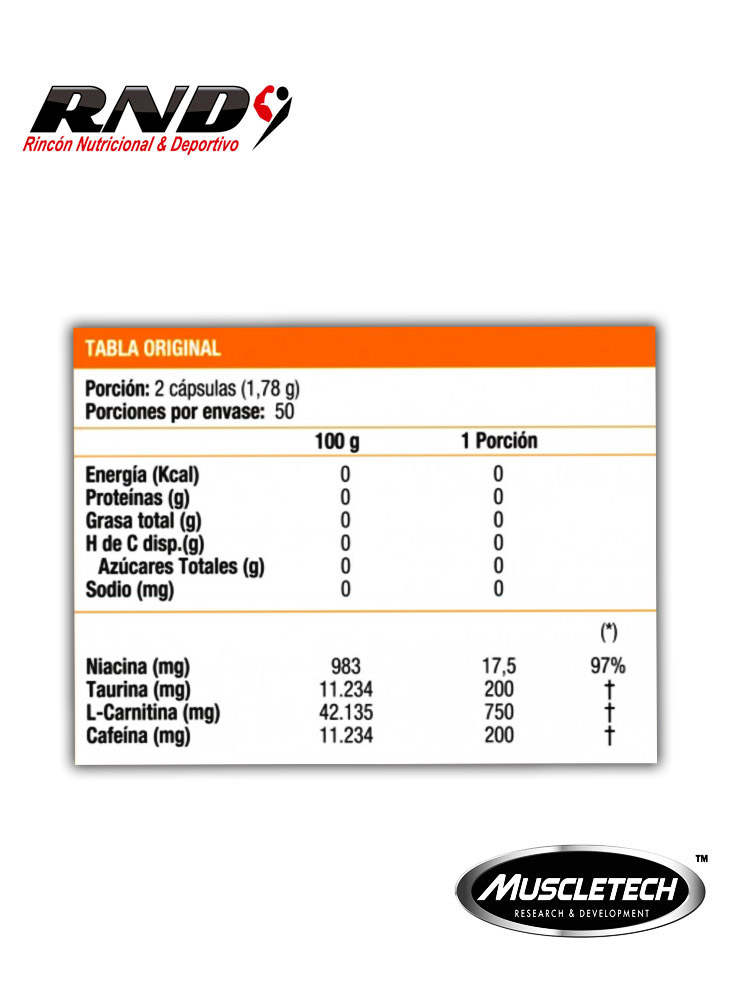 HYDROXYCUT HARDCORE ELITE (50 SERV)