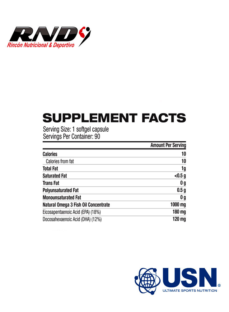 OMEGA - 3 FISH OIL (90 SERV)