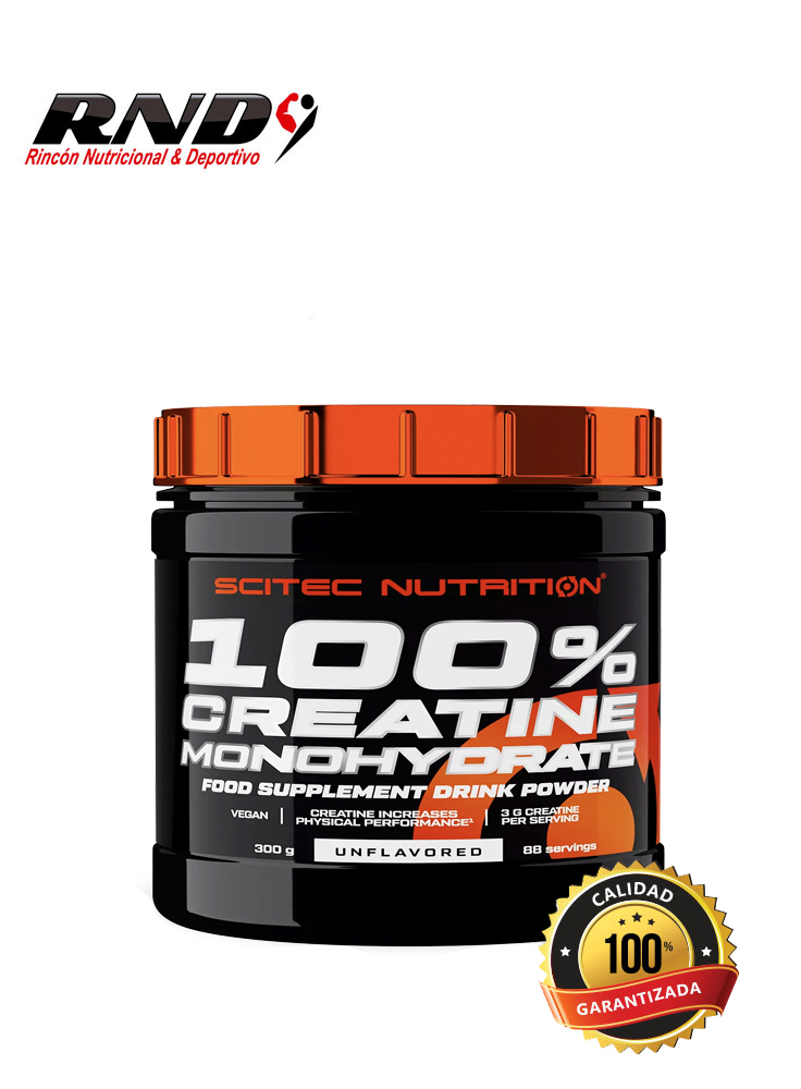 100% CREATINE MONOHYDRATE (88 SERVICIOS)