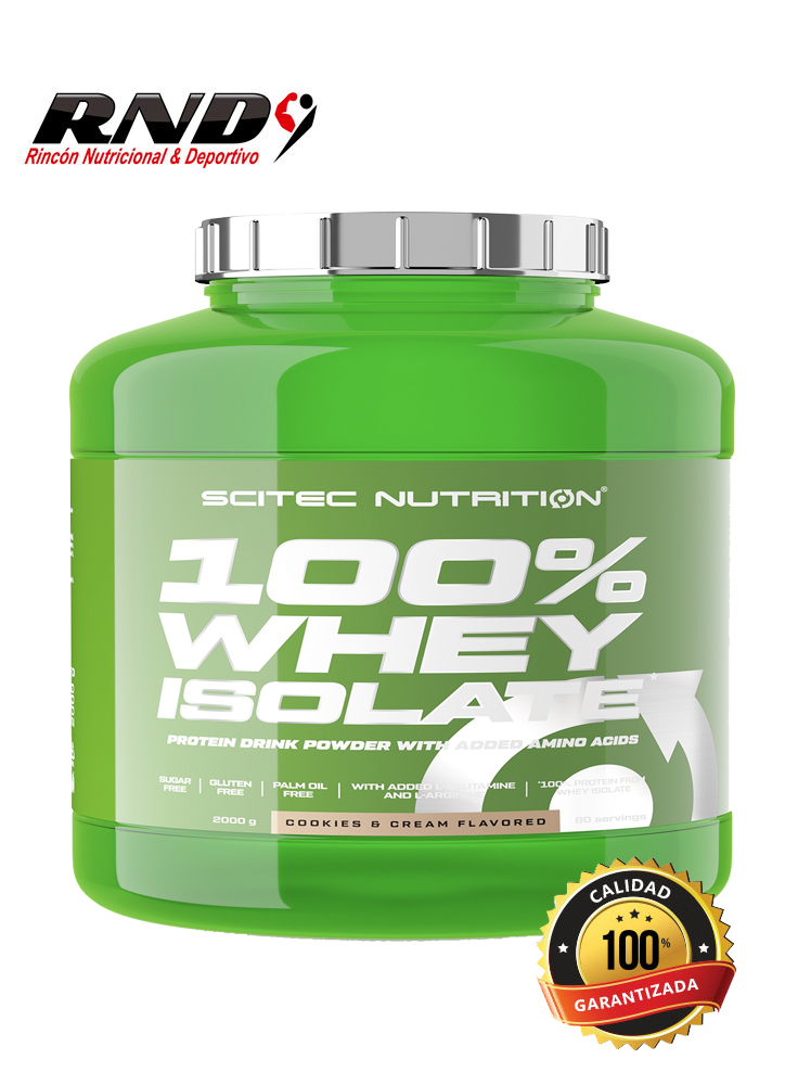 100% WHEY ISOLATE (80 SERV)