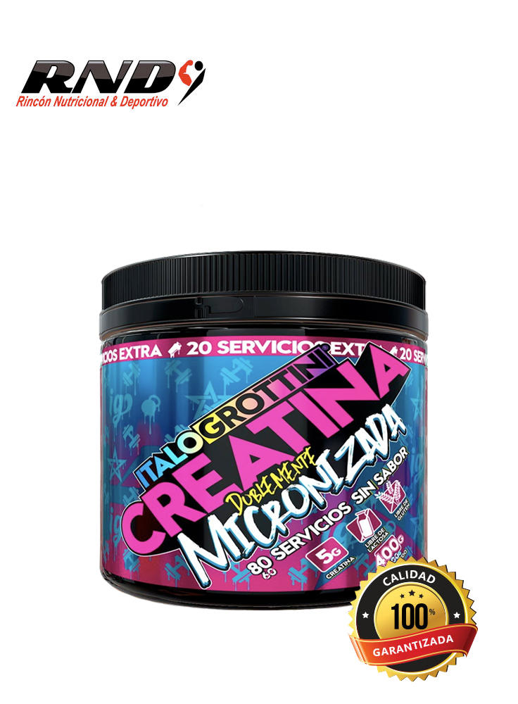 CREATINA DOBLEMENTE MICRONIZADA (80 SERV) SIN SABOR