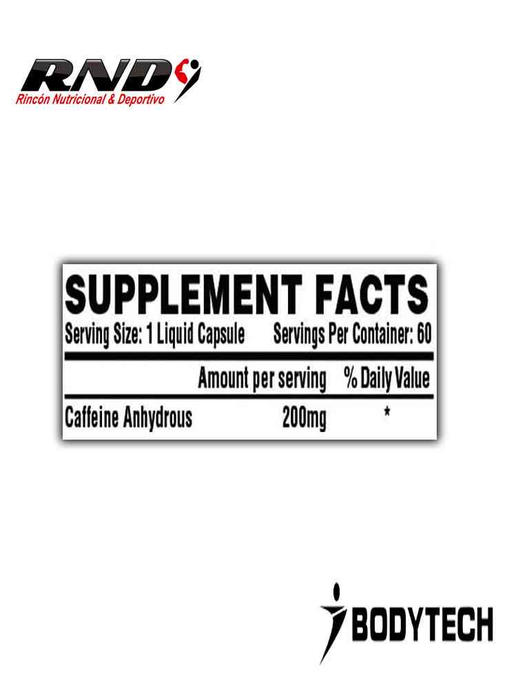 CAFFEINE 200 MG (60 SERV)