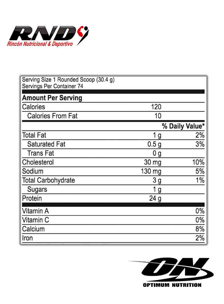 100% WHEY GOLD STANDART (74 SERV)