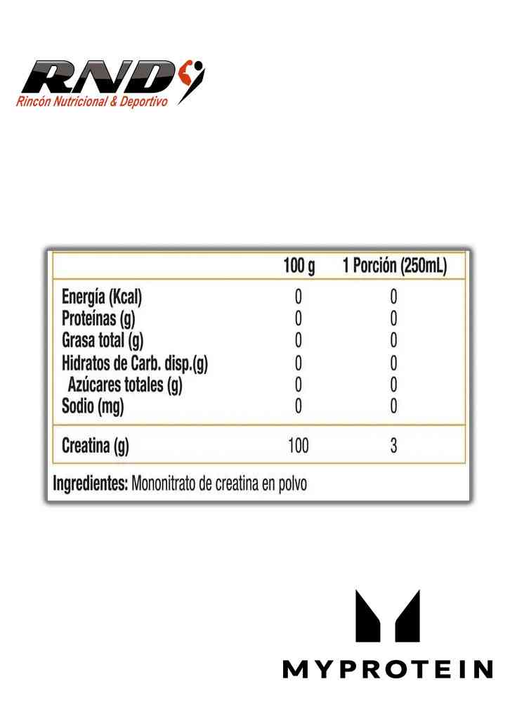 CREATINE MONOHYDRATE (166 SERV) MY PROTEIN